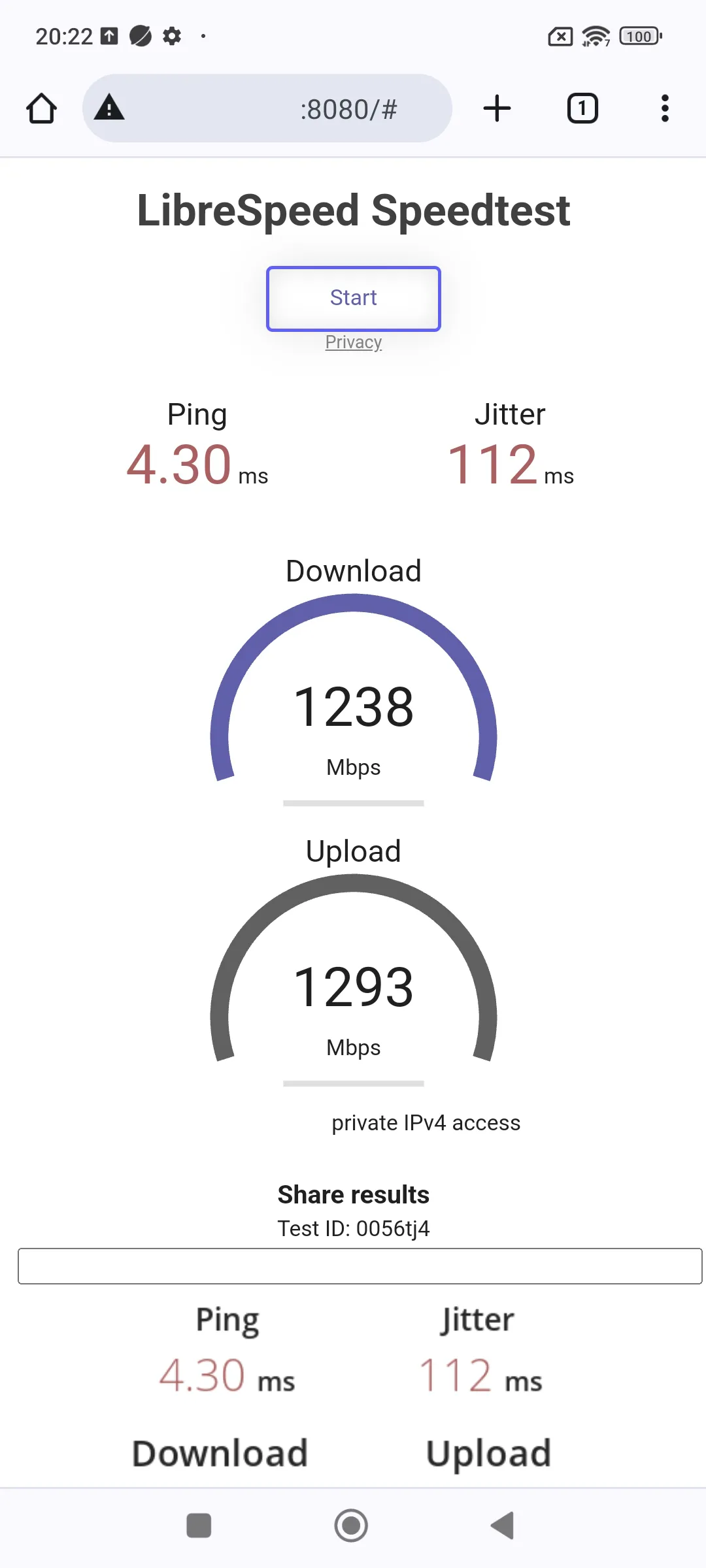 Wi-Fi 7 Speedtest 10 m Abstand